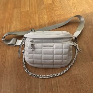 MK Slater Medium Quilted Leather Sling Pack